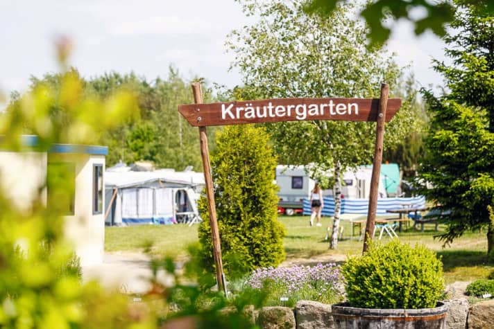   Seecamping Zittau: Mit viel Liebe geführt – sogar mit einem Kräutergarten