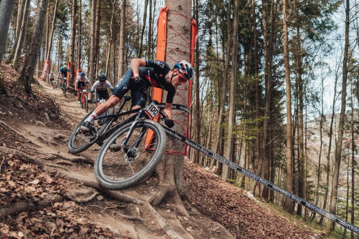   Wechselt das erste Mal in dieser Saison vom Rennrad aufs Mountainbike: Olympiasieger Tom Pidock wird in Albstadt und eine Woche später in Nove Mesto am Start stehen.