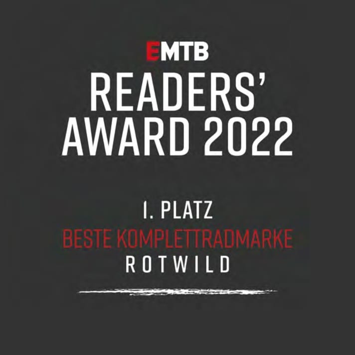    EMTB Readers’ Award 2022 für Rotwild – 1. Platz bei den Komplettradmarken
