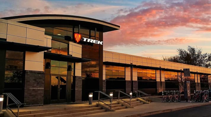 Trek-Firmensitz in Wisconsin. Die Produktion findet in Taiwan und China statt.