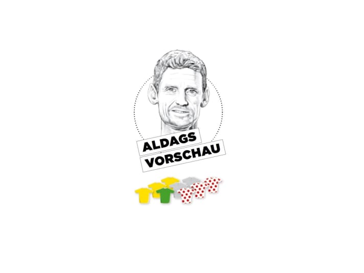 Diese Bedeutung misst Rolf Aldag der 17. Etappe für Gelb, Grün und Bergtrikot zu - je mehr farbige Trikots, desto größer die Bedeutung.