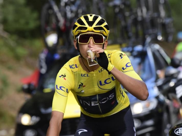   Titelverteidiger bei der Tour de France: Ineos-Profi Egan Bernal.  	 Foto: dpa 