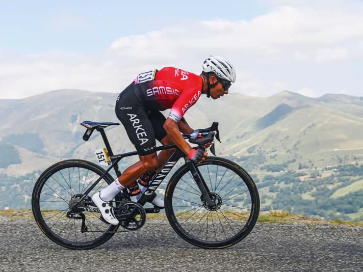 Der Kolumbianer Nairo Quintana ist mit 1,67 Metern und 57 Kilo einer der kleinsten und leichtesten Radprofis