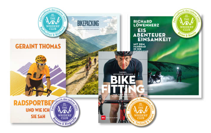Alle ausgezeichneten Fahrradbücher des Jahres im Überblick.