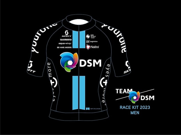 Das Trikot von Team DSM für 2023