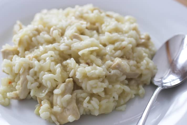   Leckeres auf dem Speiseplan: Risotto mit Zitronen-Huhn 