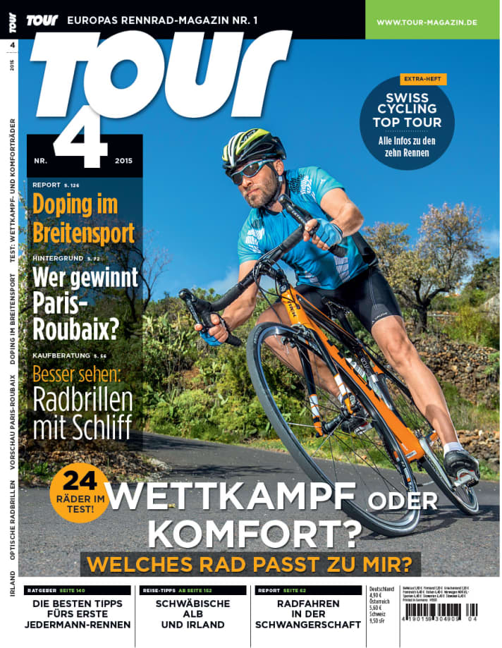   Den gesamten Artikel mit Infos zur Komfortgeometrie, dem Weg zum richtigen Rahmen und allen Testergebnissen im Überblick finden Sie in TOUR 4/2015: Heft bestellen-> TOUR IOS-App-> TOUR Android-App->