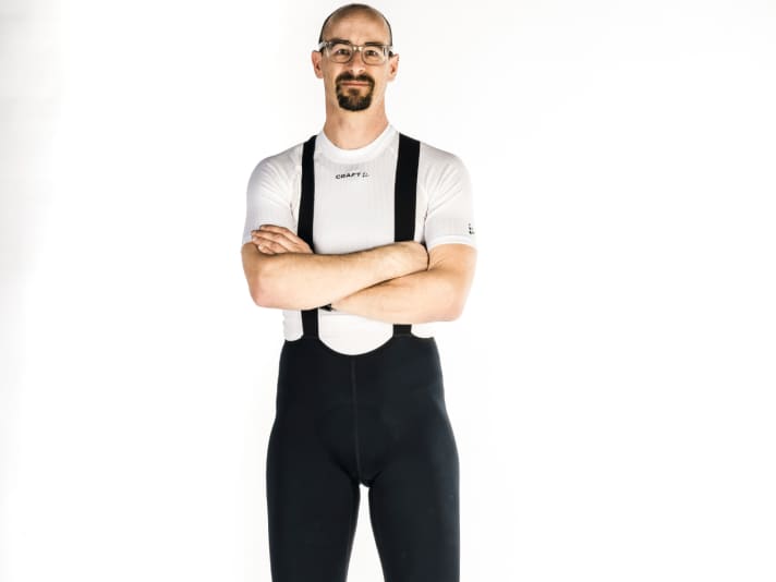 Die Winterradhose bekommt ein “perfekt” beim Tragekomfort von unserem Testpiloten