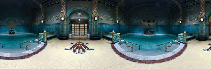   Budapests historische Thermalbäder wie das Gellertbad sind einen Besuch wert.