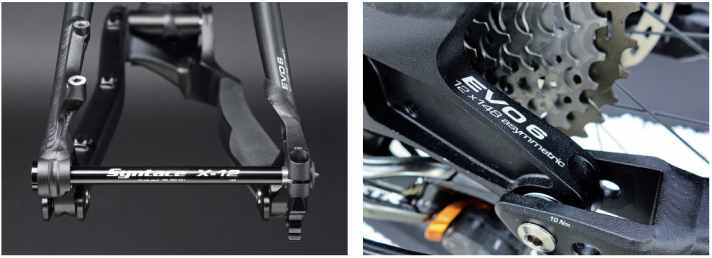   Der offene EVO6-Standard von Syntace, der bisher nur an Liteville-Mountainbikes zum Einsatz kommt.