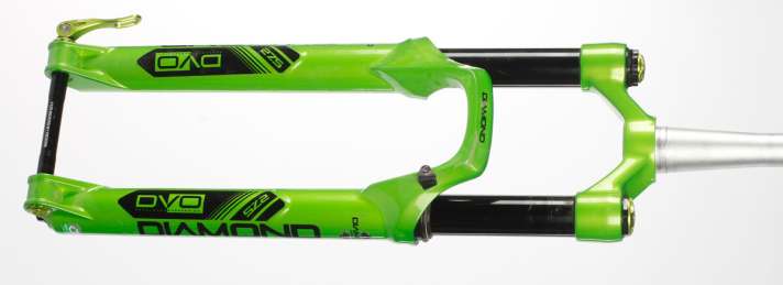   DVO Diamond - undichte Luftkammer verhindert die Teilnahme am Test.