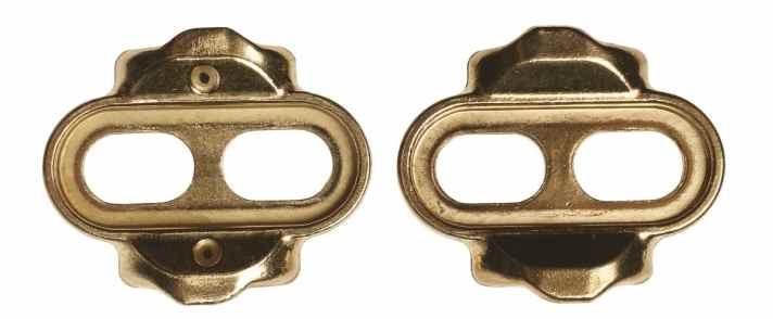   20°-Auslösewinkel  Wird das Cleat mit den beiden Punkten unter dem linken Schuh montiert, liegt der Auslösewinkel bei 20°, das Ausklicken fällt schwerer.