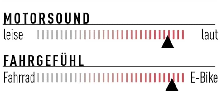 Eher Kraftprotz als Streichelmotor, eher laut im Antriebsgeräusch. Dafür hat die MGU das Potenzial für flüsterleise Abfahrer.