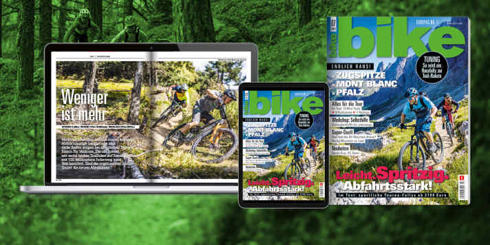 Einen ausführlichen Schrauber-Workshop für Notfall-Reparaturen auf Tour lesen Sie in <a href="https://www.bike-magazin.de/a/4519964" target="_blank" rel="noopener noreferrer nofollow">BIKE 7/2021</a>  – ab 1. Juni erhältlich. Bestellen Sie sich die aktuelle <a href="https://www.delius-klasing.de/bike" target="_blank" rel="noopener noreferrer">BIKE versandkostenfrei nach Hause</a>  oder lesen Sie die Digital-Ausgabe in der BIKE App für <a href="https://itunes.apple.com/de/app/bike-das-mountainbike-magazin/id447024106?mt=8" target="_blank" rel="noopener noreferrer nofollow">iOS</a>  oder <a href="https://play.google.com/store/apps/details?id=com.pressmatrix.bikeapp" target="_blank" rel="noopener noreferrer nofollow">Android</a> . Besonders günstig und bequem lesen Sie <a href="http://www.delius-klasing.de/bike-lesen-wie-ich-will?utm_campaign=abo_2020_6_bik_lesen-wie-ich-will&utm_medium=display&utm_source=BIKEWebsite" target="_blank" rel="noopener noreferrer">BIKE im Abo</a> .