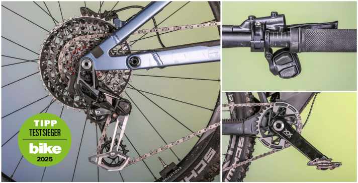 Srams Transmission-Antriebe sind das Nonplusultra in Sachen Schaltpräzision.