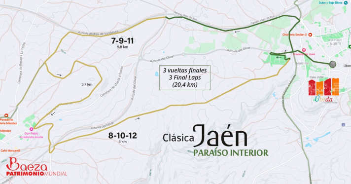 Die drei Schlussrunden der Clasica Jaen Paraiso Interior.
