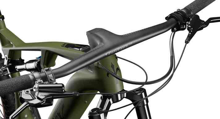 Edel: Das Carbon Monocoque soll stolze 150 Gramm einsparen. In der Top-Version kostet das Urta Hybrid stolze 12.500 Euro.
