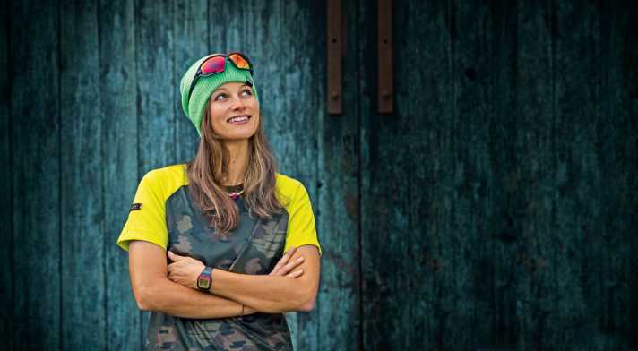   Steffi Marth beim Fotoshooting für die BIKE-Porträtgeschichte.