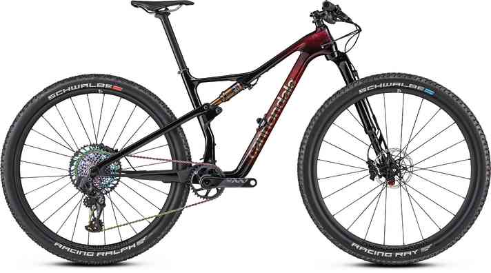 Das Cannondale Scalpel Hi-Mod Ultimate wird von der feinfühligen Lefty Ocho über den Cross Country Trail geführt.