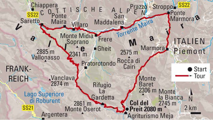   Valle Maira: Gardetta-Hochebene
