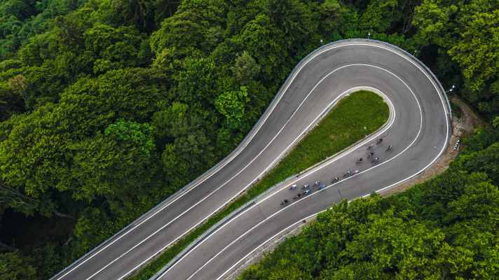 Maximale Kraft bergauf bei der TOUR Transalp
