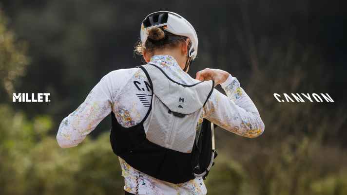 Die Sharp Hydration Vest von Canyon und Millet