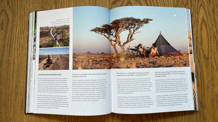 Mieke Oey und Niko Kroeger haben mit dem Tandem Australien, die argentinische Pampa durchquert, die Gletscherwelt Patagoniens erkundet und die Wüste des Omans besucht.