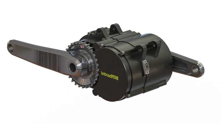 E-Bike Motor Intradrive mit 8 Gängen