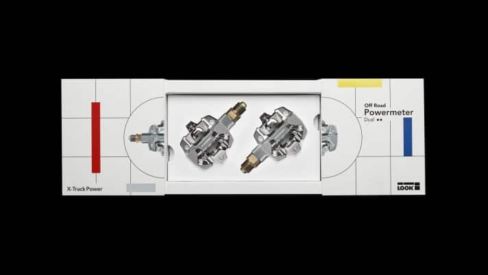 Die Offroad-Pedale X-Track Power schick in Schalte bzw. Karton