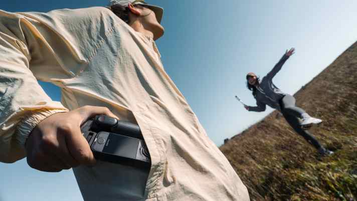 Ultralight: nur 165 Gramm – leicht genug für Hosentasche oder Trikot.