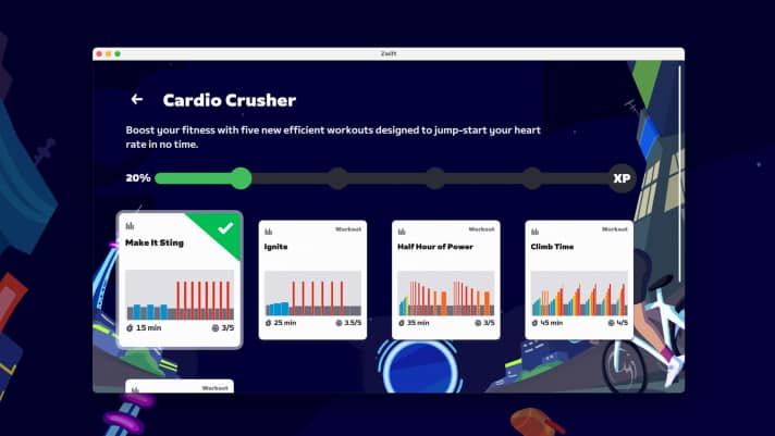 Neue Challenge: Cardio Crusher