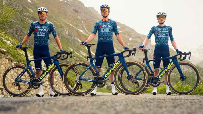Zur Tour de France bekommen die Cervélo-Rennnaschinen von Vingegaard & Co. einen neuen Anstrich