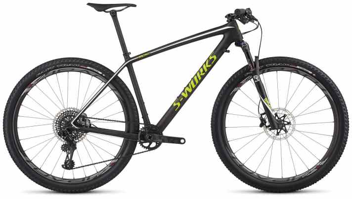   Das Epic S-Works-Modell mit mechanischer Sram XX1 Eagle. Preis: stolze 7499 Euro für ein Carbon-Hardtail mit 1x12-Antrieb.