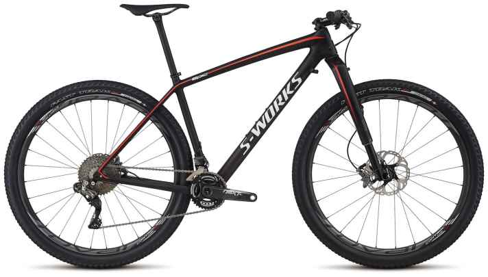   Gemacht für die Rennstrecke: die 8999 Euro teure S-Works Di2-Version des neue Epic-Hardtails von Specialized.