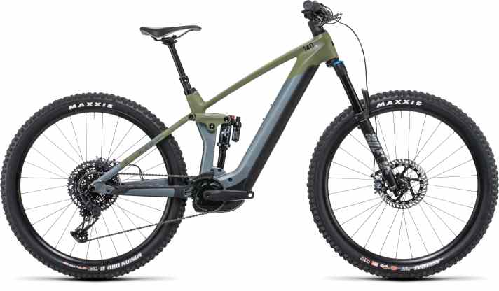   Das Modell Stereo Hybrid 140 TM ist das Highlight der All-Mountain-Modelle. Auffällig sind die super griffigen und robusten Maxxis-Reifen mit der weichen MaxxGrip-Gummimischung. Ein Garant für Spaß im schwierigen Gelände. Kostenpunkt: 5299 Euro.