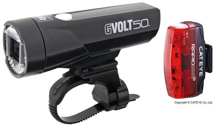 Cateye GVolt 50 + Micro G