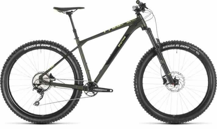   Eins der drei neuen Trail-Hardtails von Cube für 2019: Das Reaction TM richtet sich an fahrspaß-orientierte Biker, die keinen Fully-Schnickschnack brauchen. Für 1100 Euro gibt's eine 1x10-Schaltung, eine X-Fusion RC 32-Gabel und eine Variostütze.