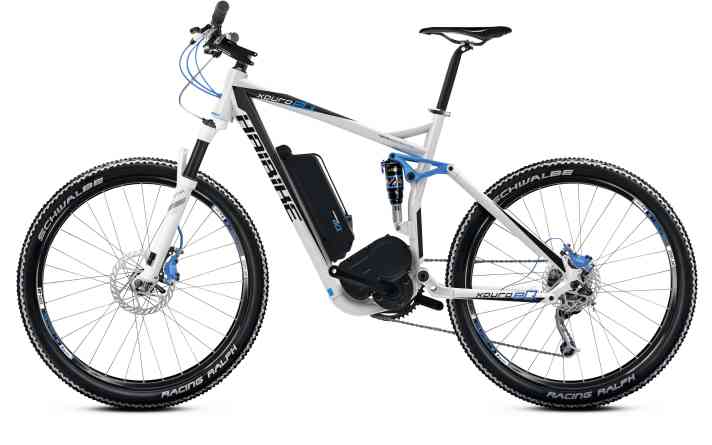 Das erste sportliche Serien-E-MTB lief bei Haibike vom Band: das eQ XDURO.