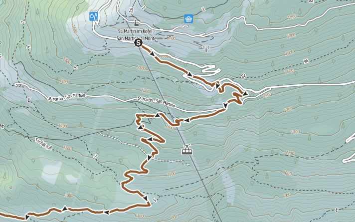 Der obere Einstieg in den Monte Sole Trail (Wurzelteppich-Abschnitt) ist noch bis auf Weiteres gesperrt, der untere ist seit letztem Freitag wieder freigegeben.