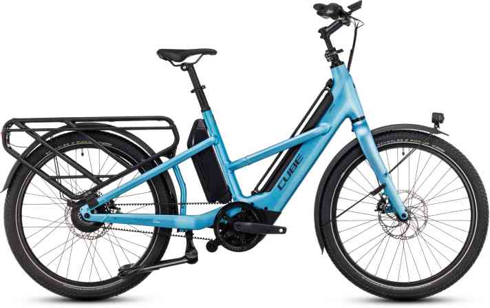 Die wartungsarme Version des Cube Longtail Hybrid mit Enviolo-Nabenschaltung und Gates-Riemen