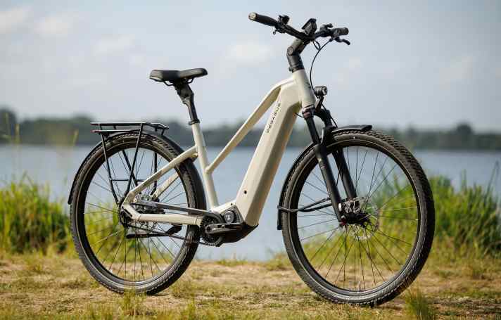 Das Pegasus Estremo Evo Lite mit Trapezrahmen in Provence-Matt