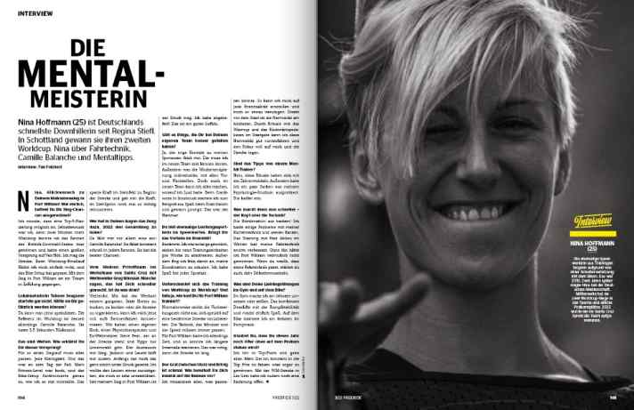 Jung und erfolgreich: DH-Racerin Nina Hoffmann