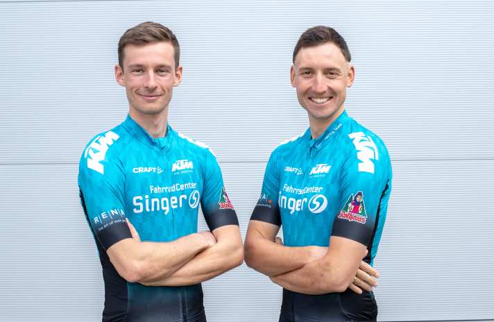 Martin Frey (links) und Simon Stiebjahn (rechts). Stiebi hat seit 2018 eine Rechnung offen.