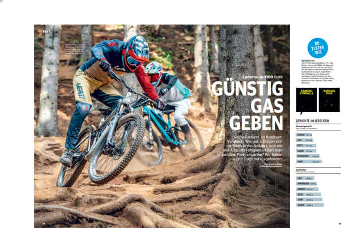   Günstig Gas geben: Sechs Enduros ab 3100 Euro.