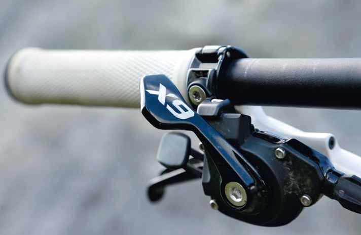   Druckverlust: Die X9-Shifter büßten bei Temperaturen um den Gefrierpunkt ihren Druckpunkt für das Herunterschalten ein.