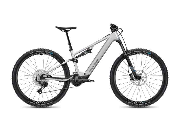 Das Einstiegsmodell Flyer Uproc SL:X 4.10 kostet 5799 Euro und hat bereits den gleichen Vollcarbonrahmen wie die Topmodelle.