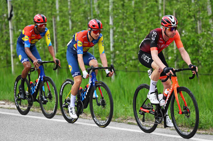 Lennard Kämna bei der Tour of the Alps 2025