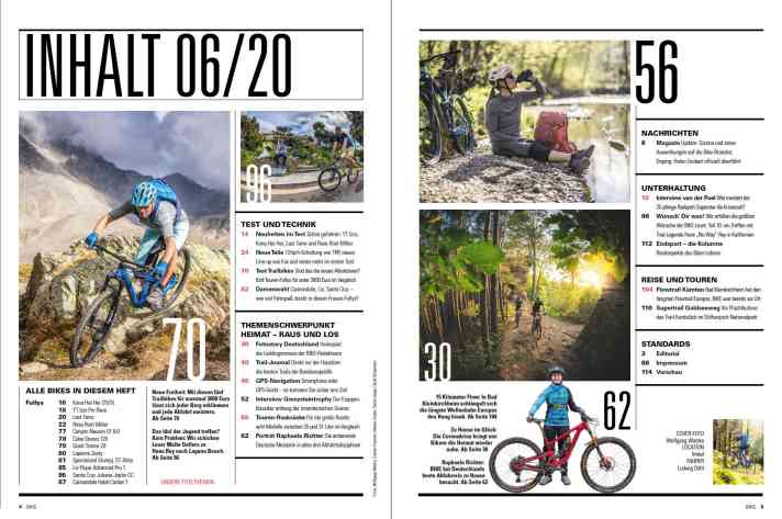   "Raus und los!" – Die Top-Themen in <a href="https://www.delius-klasing.de/abo-shop/?zeitschrift=257" target="_blank" rel="noopener noreferrer">BIKE 6/20</a> .