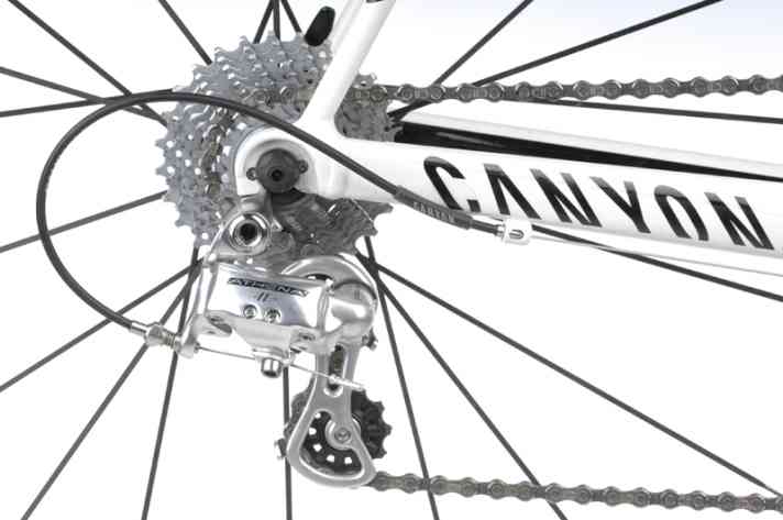   Top-Ausstattung: Campas Elffach-Technik bei Canyon