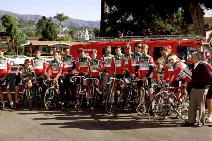 Das Team7-Eleven war 1981 das erste US-amerikanische Profiteam, das im internationalen Radsport auftrat